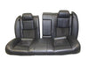 2005-2010 Chrysler 300 Srt8  Back  Rear  Black Leather Seat Back Seat Suede - BIGGSMOTORING.COM