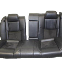2005-2010 Chrysler 300 Srt8  Back  Rear  Black Leather Seat Back Seat Suede - BIGGSMOTORING.COM