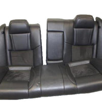 2005-2010 Chrysler 300 Srt8  Back  Rear  Black Leather Seat Back Seat Suede - BIGGSMOTORING.COM