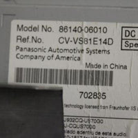 12-13 Toyota Camry Radio Cd Player Display Screen Climate Control 86140-06010 - BIGGSMOTORING.COM