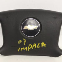 2006-2008 CHEVY IMPALA DRIVER STEERING WHEEL DRIVER AIRBAG 28037000 - BIGGSMOTORING.COM