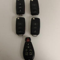 LOT OF 5 VOLKSWAGEN KEY FOB REMOTES SMART KEYS FLIP KEY