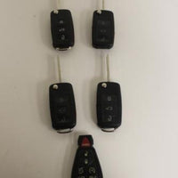 LOT OF 5 VOLKSWAGEN KEY FOB REMOTES SMART KEYS FLIP KEY