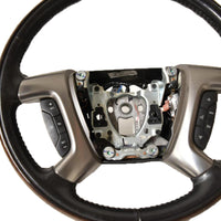 07 08 09 10 11 12 13 14 Escalade Yukon Denali Steering Wheel Leather & Wood Finish - BIGGSMOTORING.COM