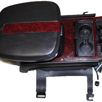 07-09 Escalade Center Console Ebony Wood Grain W/ Cup Holder Rear Ac Temp - BIGGSMOTORING.COM