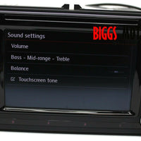 2016-2018 Volkswagen Passat Jetta Radio Cd Player Display Screen 5C0 035 200