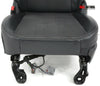2009-2015 Dodge Ram Driver Left Side Power Leather & Cloth Seat Black
