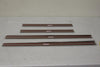 2007-2013 AVALANCHE Door Sill Plates Brushed Stainless Steel Front & Rear Set