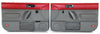 2005-2010 VW Beetle Front Passenger & Driver Side Door Panels Red & Gray - BIGGSMOTORING.COM