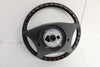 00-06 Mercedes Benz W220 W215 Cl500 Driver Woodgrain Steering Wheel Airbag S500 - BIGGSMOTORING.COM