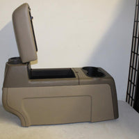 2004 2005 2006 2007 2008 FORD  F150 FLOOR CENTER CONSOLE BROWN / TAN - BIGGSMOTORING.COM
