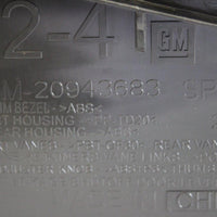 2015-2017 CHEVY SILVERADO PASSENGER SIDE DASH AIR VENT 20943683